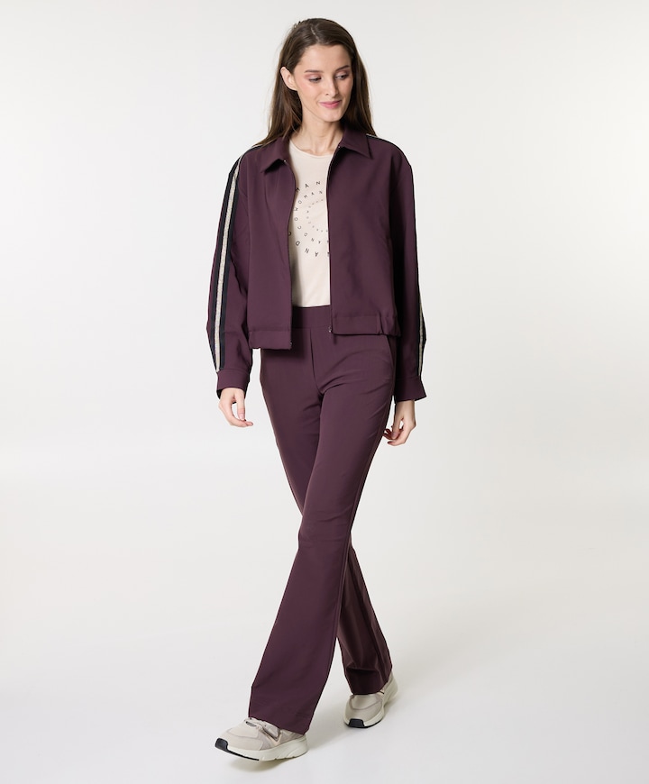 PENELOPE FLARE TRAVEL dames broek paars