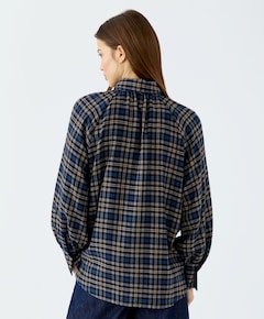 Dames blouse blauw
