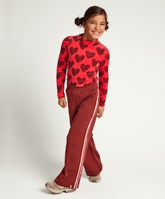 Meisjes longsleeve rood
