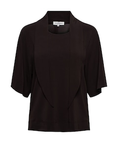 Dames T-shirt bruin