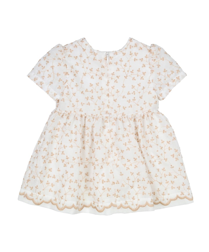 Meisjes jurk ecru