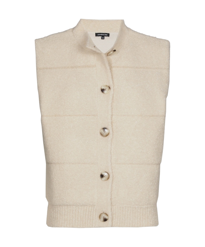 Dames gilet ecru
