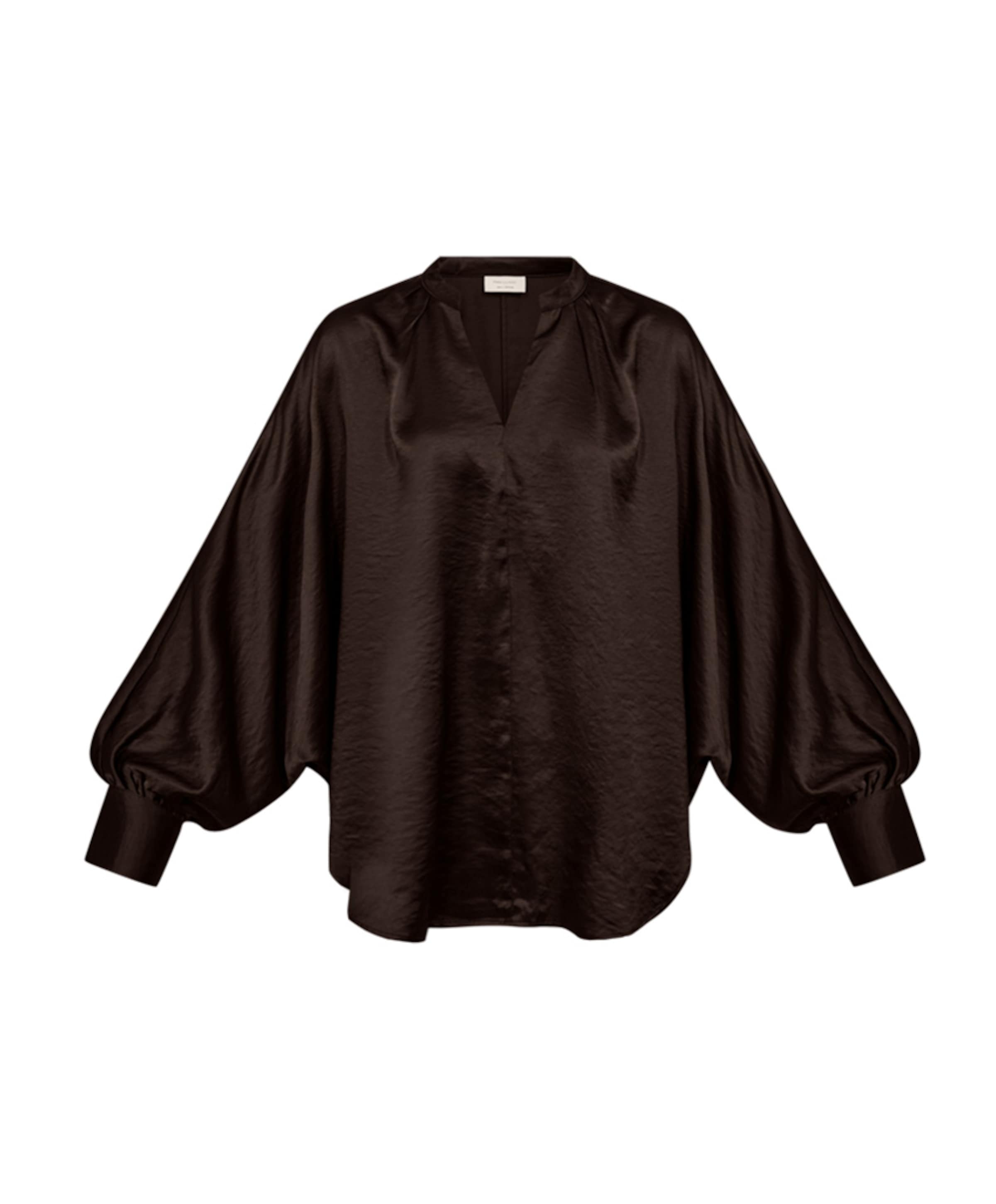 Dames blouse bruin