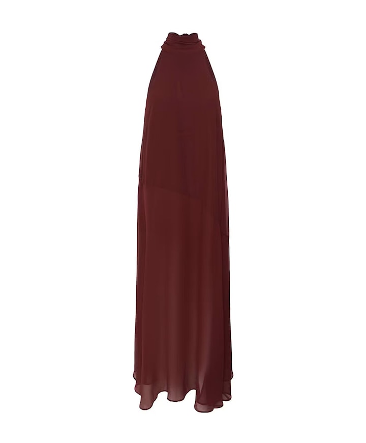 Dames jurk bordeaux
