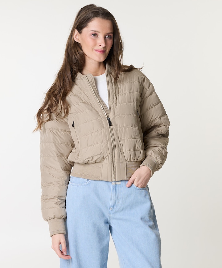 Dames jas beige