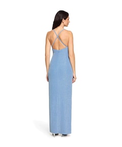 Dames jurk blauw