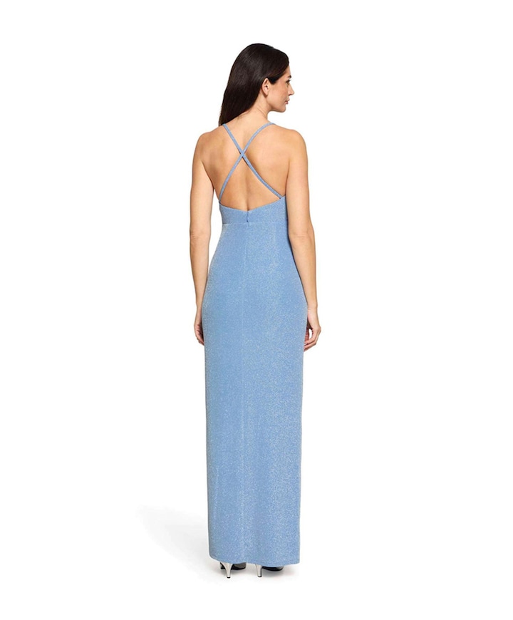 Dames jurk blauw