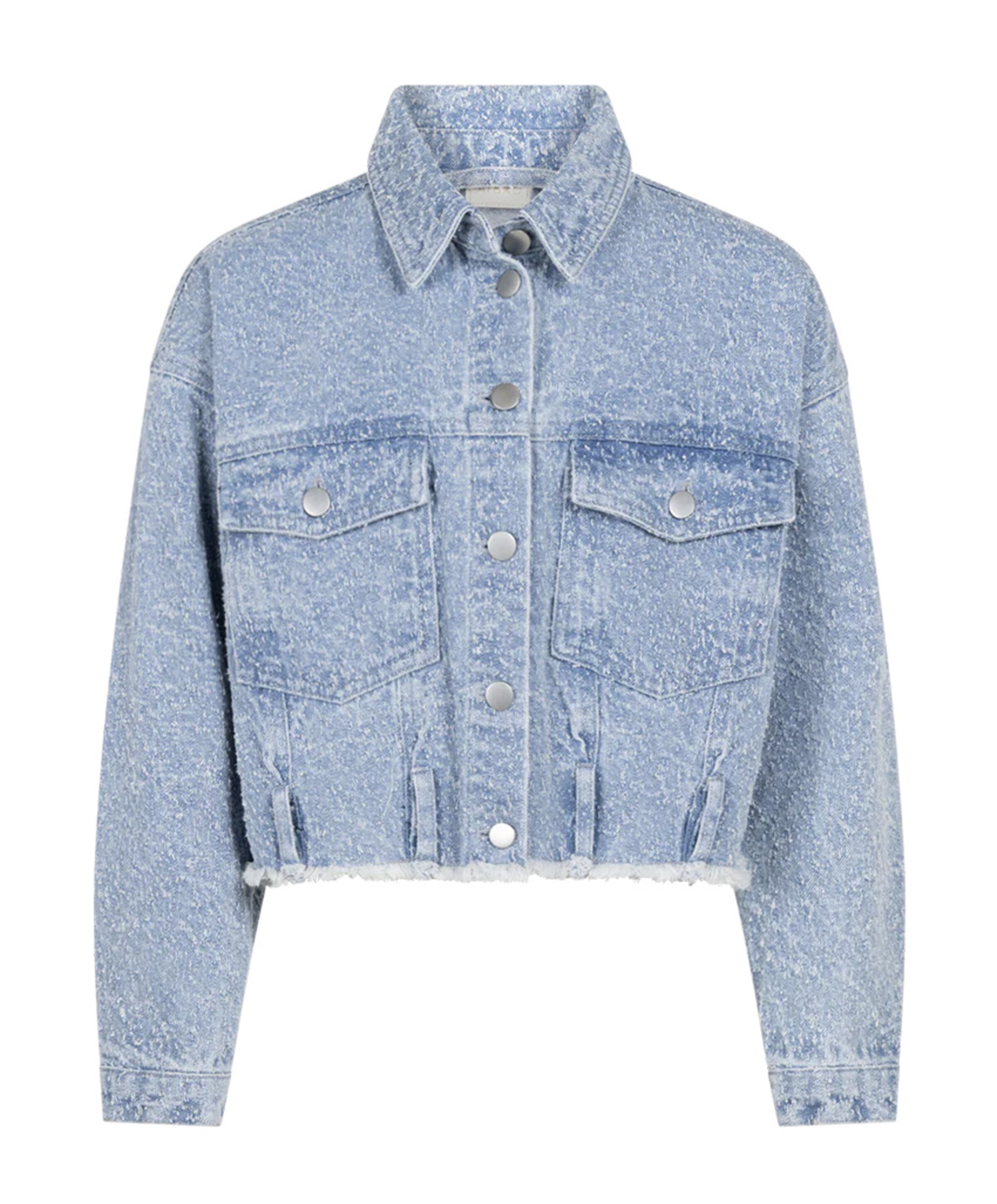 Meisjes spijkerjas blauw