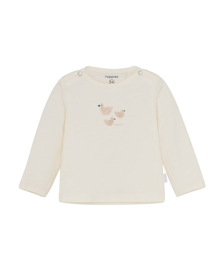 Uniseks longsleeve beige