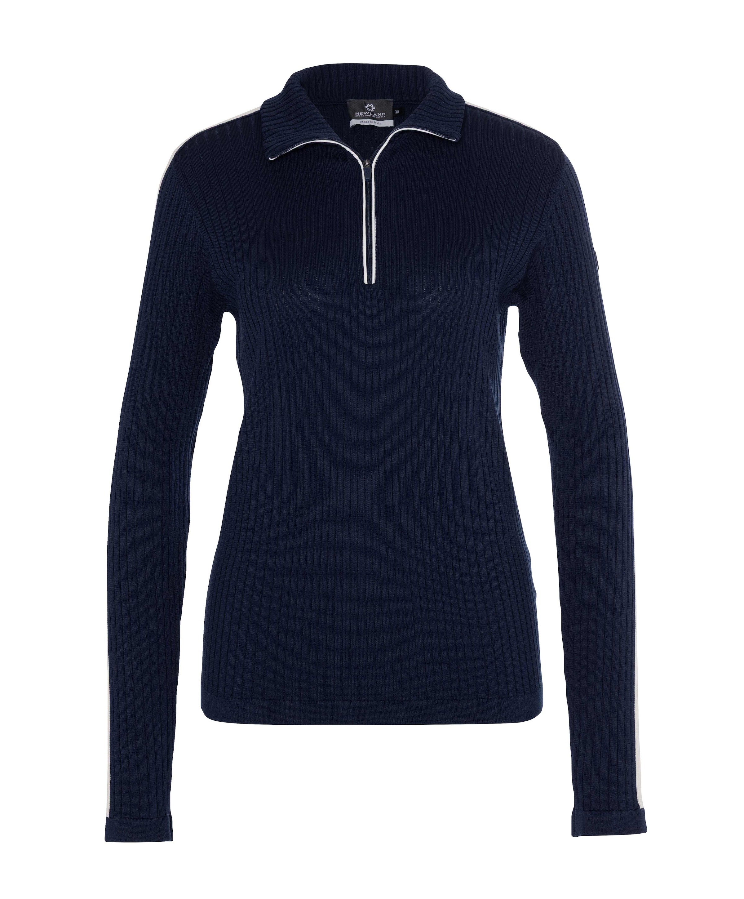 Dames pully blauw
