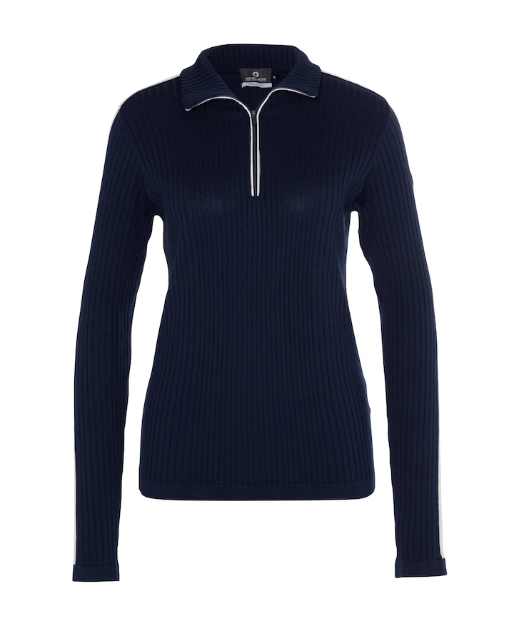Dames pully blauw