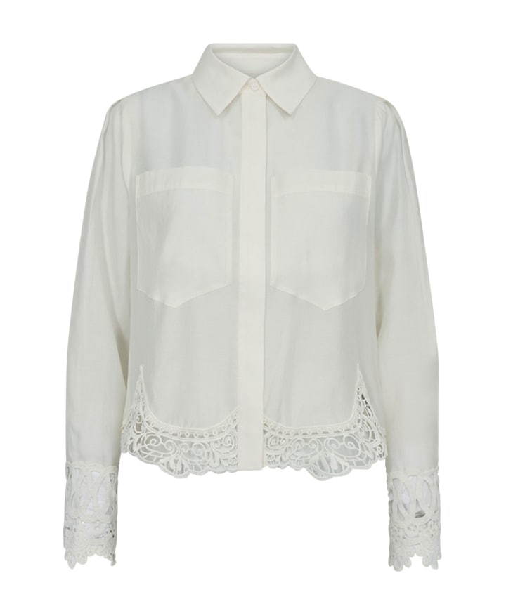 Dames blouse ecru