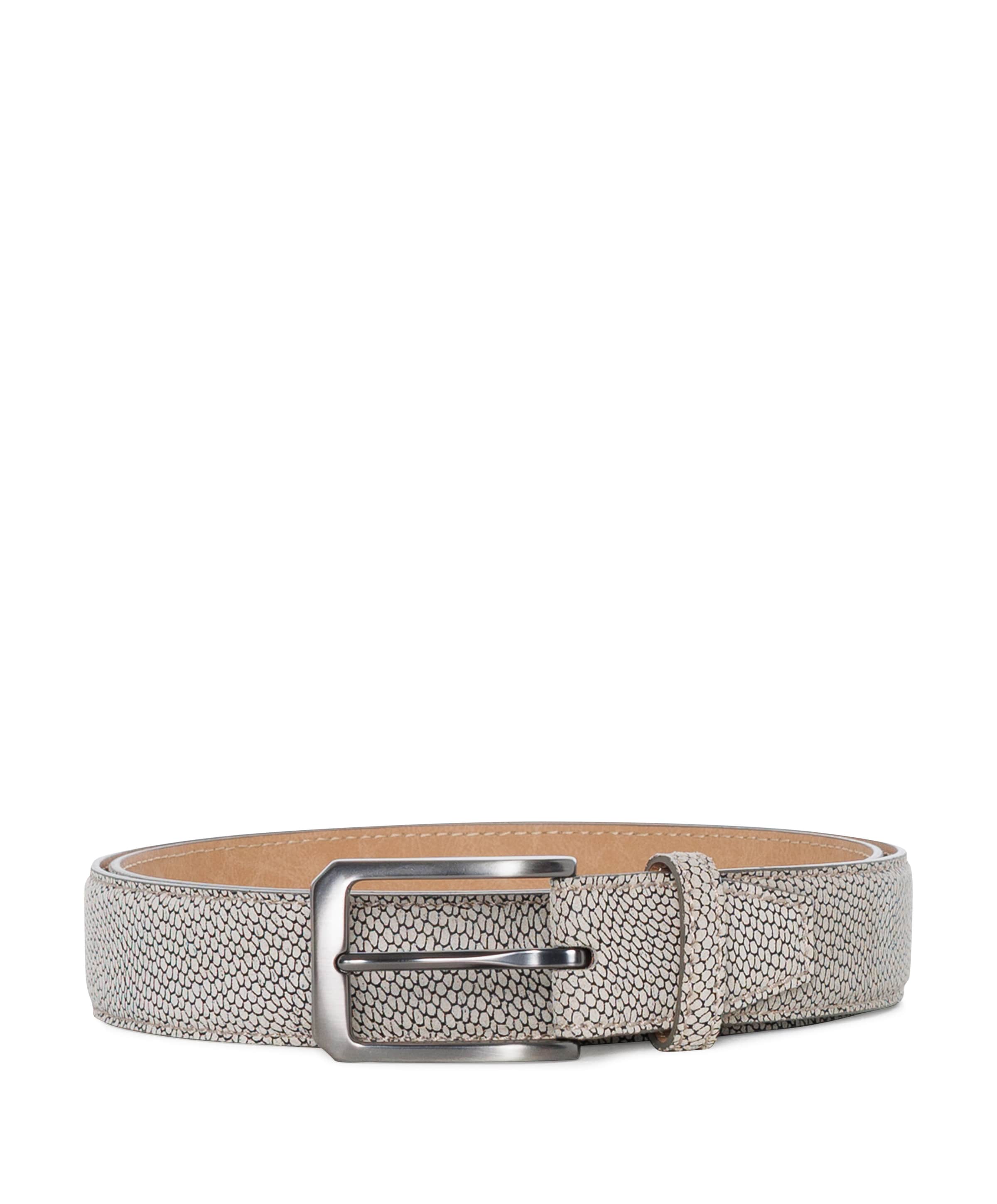 Heren riem beige