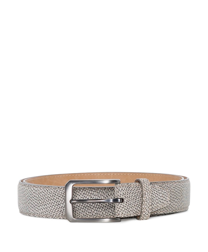 Heren riem beige