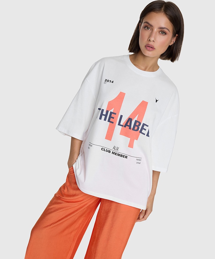 Dames T-shirt ecru