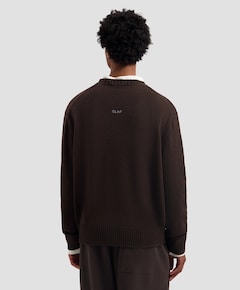 Heren sweater bruin