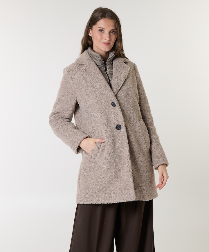 Dames jas beige