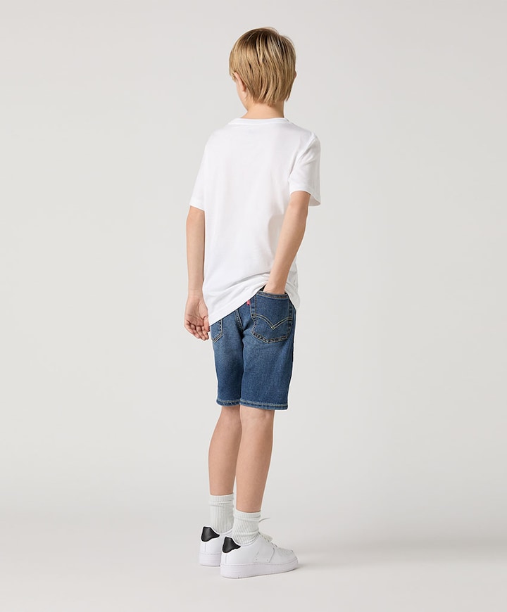 LVB New 511 slim fit denim short jongens korte broek blauw