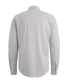 Heren overhemd lange mouw blauw