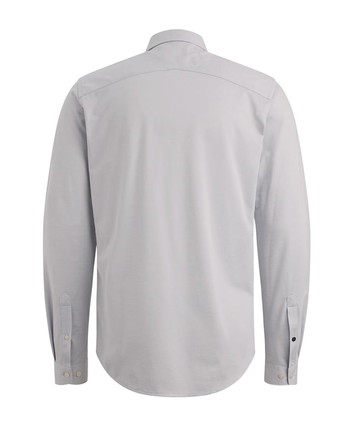 Heren overhemd lange mouw blauw