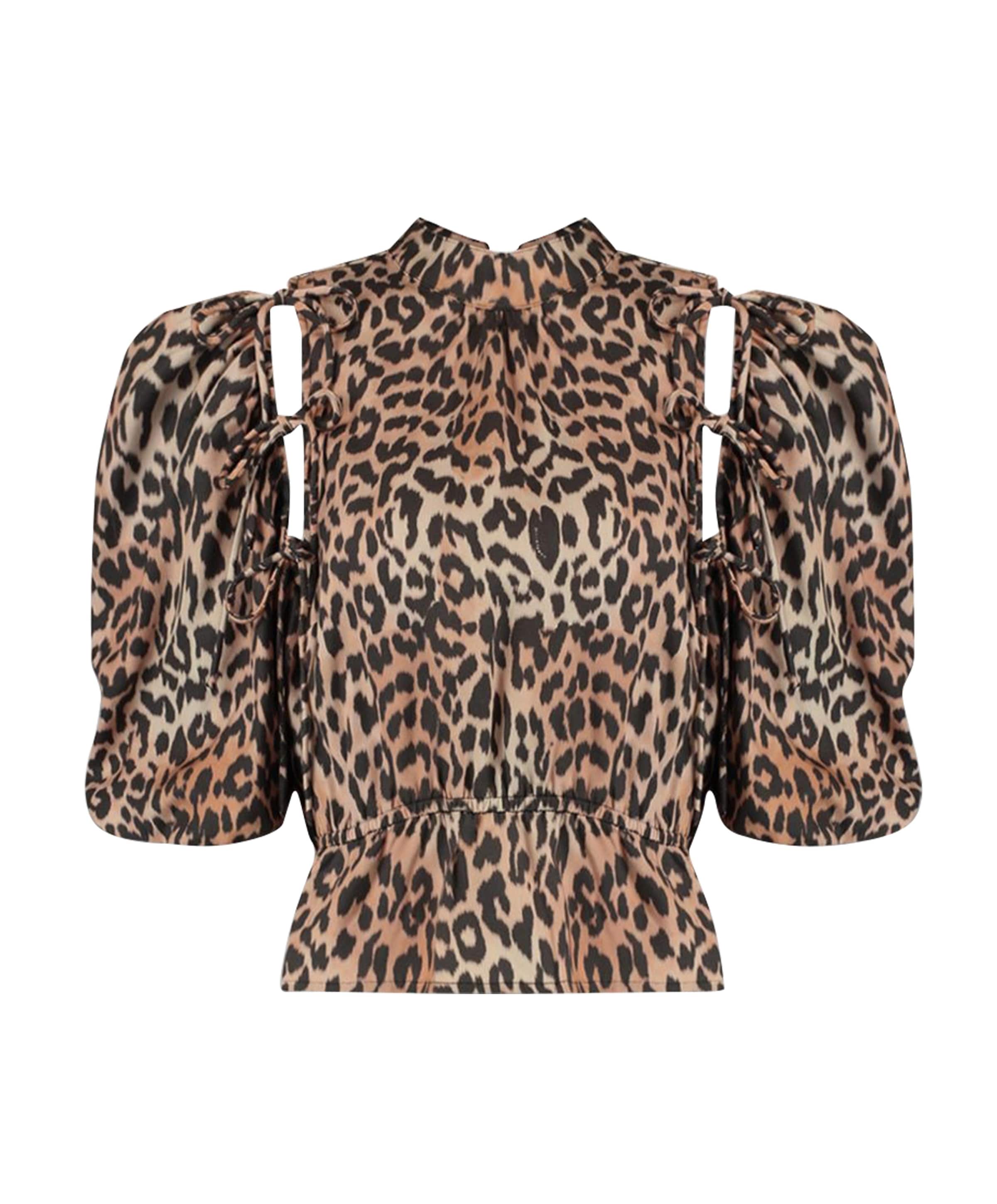 Dames blouse bruin