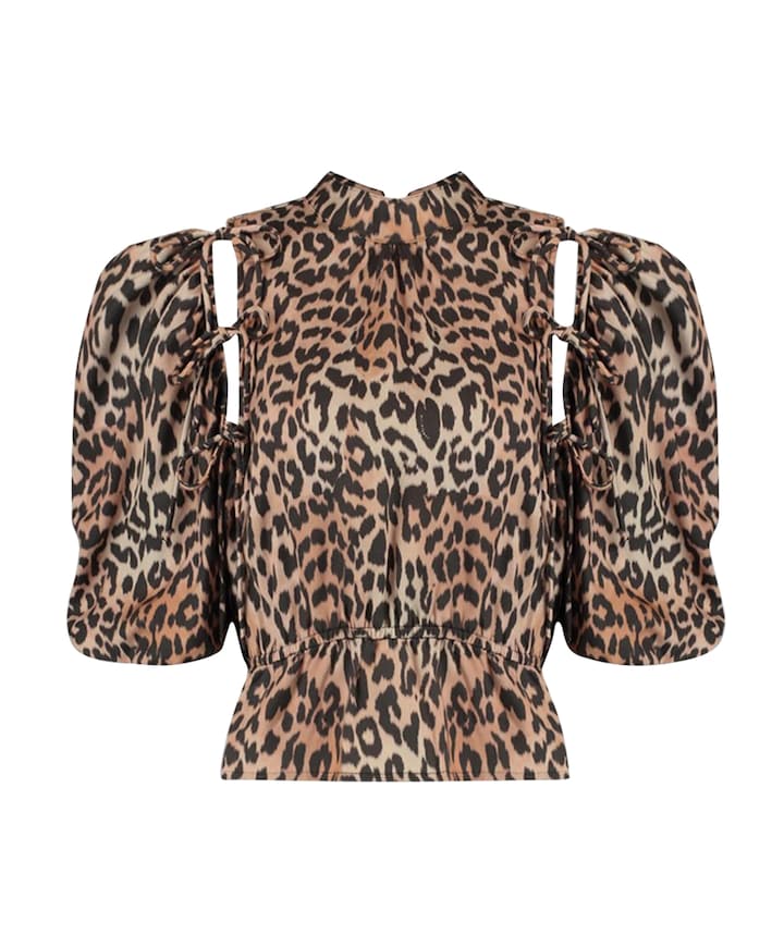 Dames blouse bruin