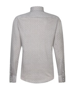 Overhemd lange mouw beige