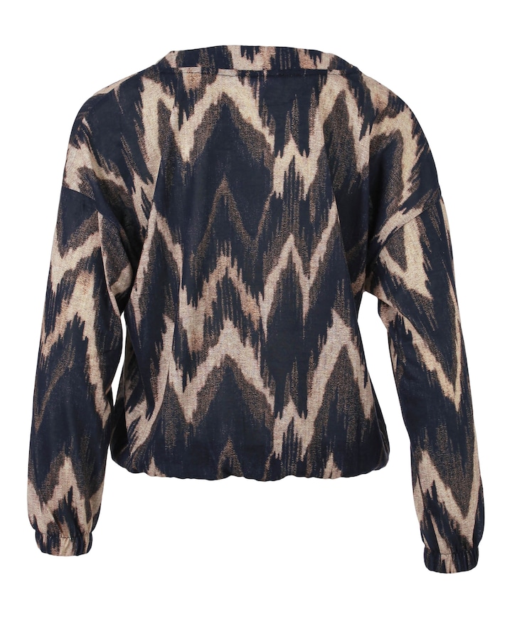 Dames blouse blauw