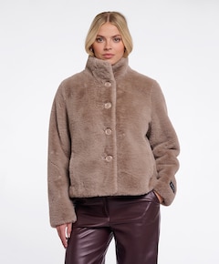 Dames jas beige