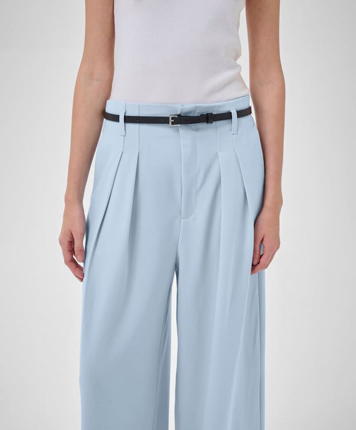 MWHace Sille High Wide dames broek blauw