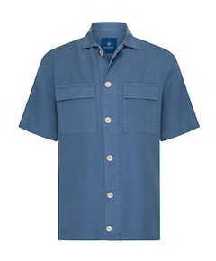 Heren overshirt blauw