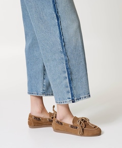 Dames mocassins Boat beige