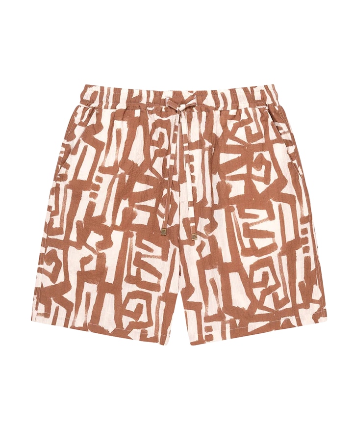 HENRY heren korte broek beige