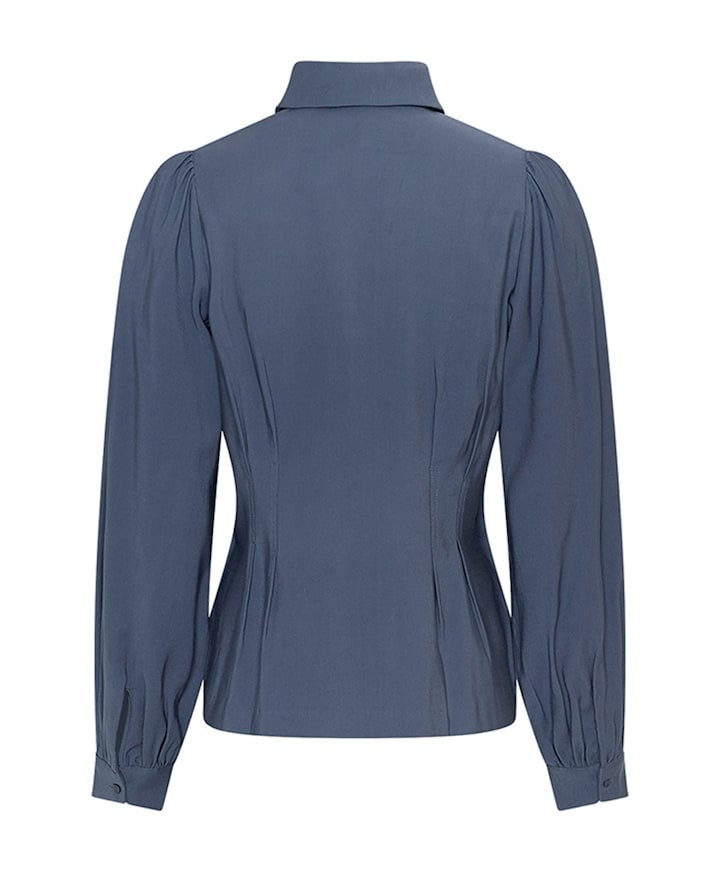 Dames blouse blauw