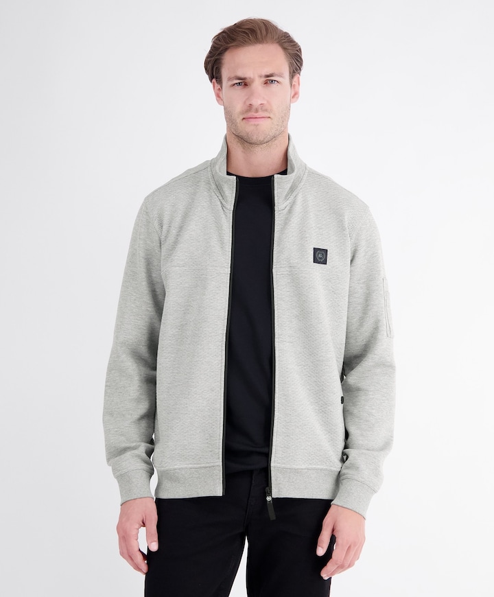 Heren vest grijs