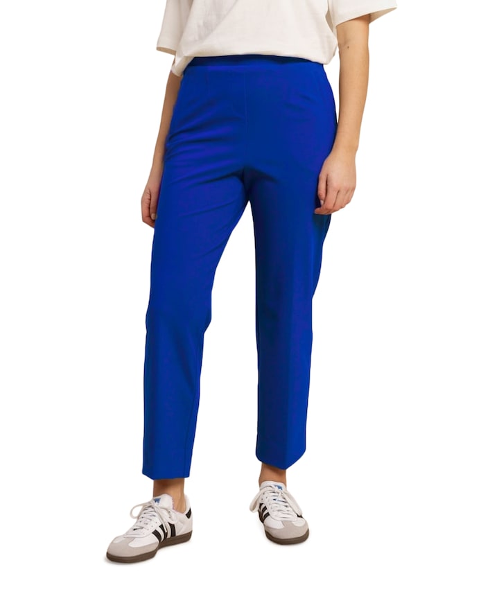 Katja bonded dames broek blauw