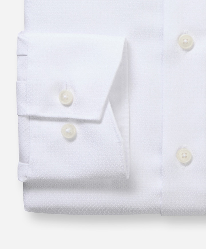 Heren overhemd lange mouw wit