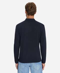 Heren polo blauw