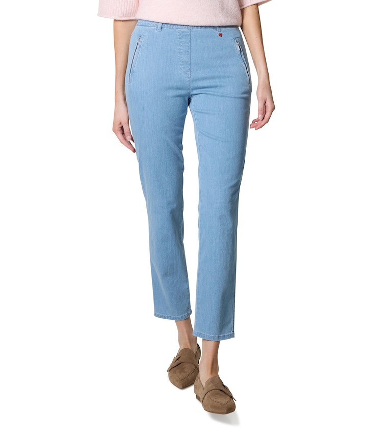 Alice Zip 7/8 dames jeans blauw