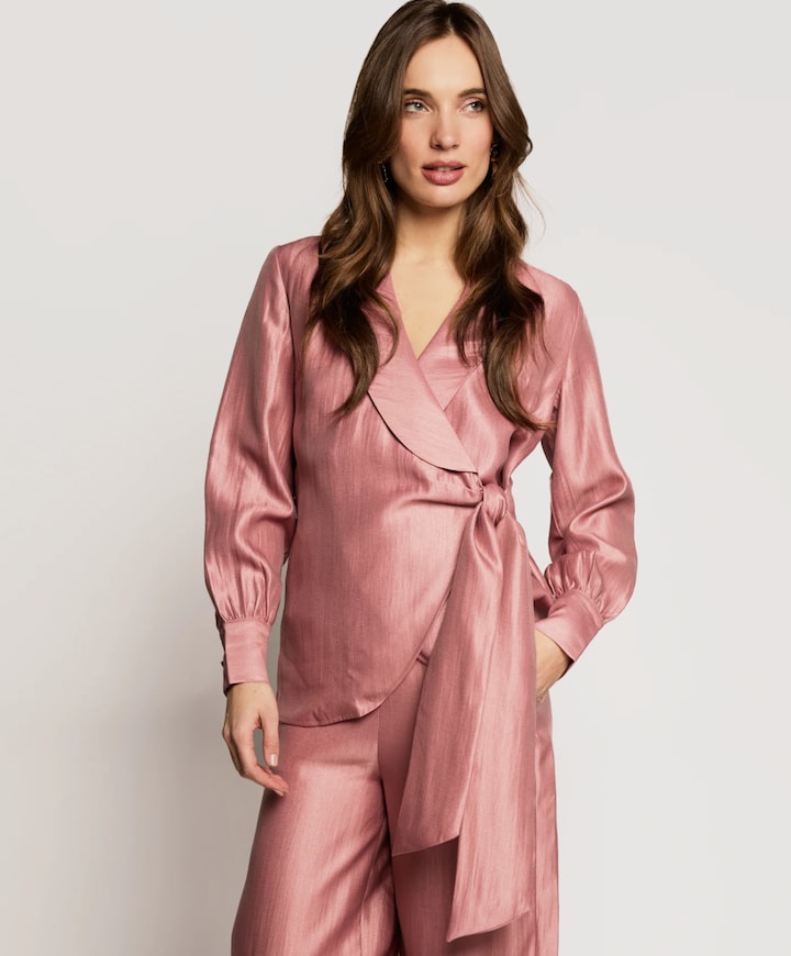 Dames blouse roze