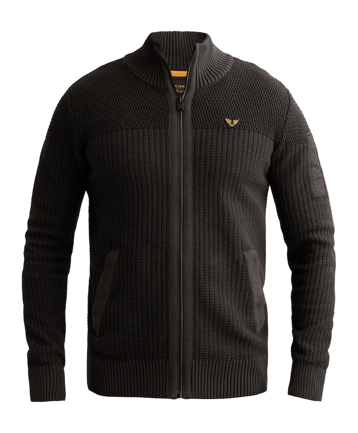 Heren vest grijs