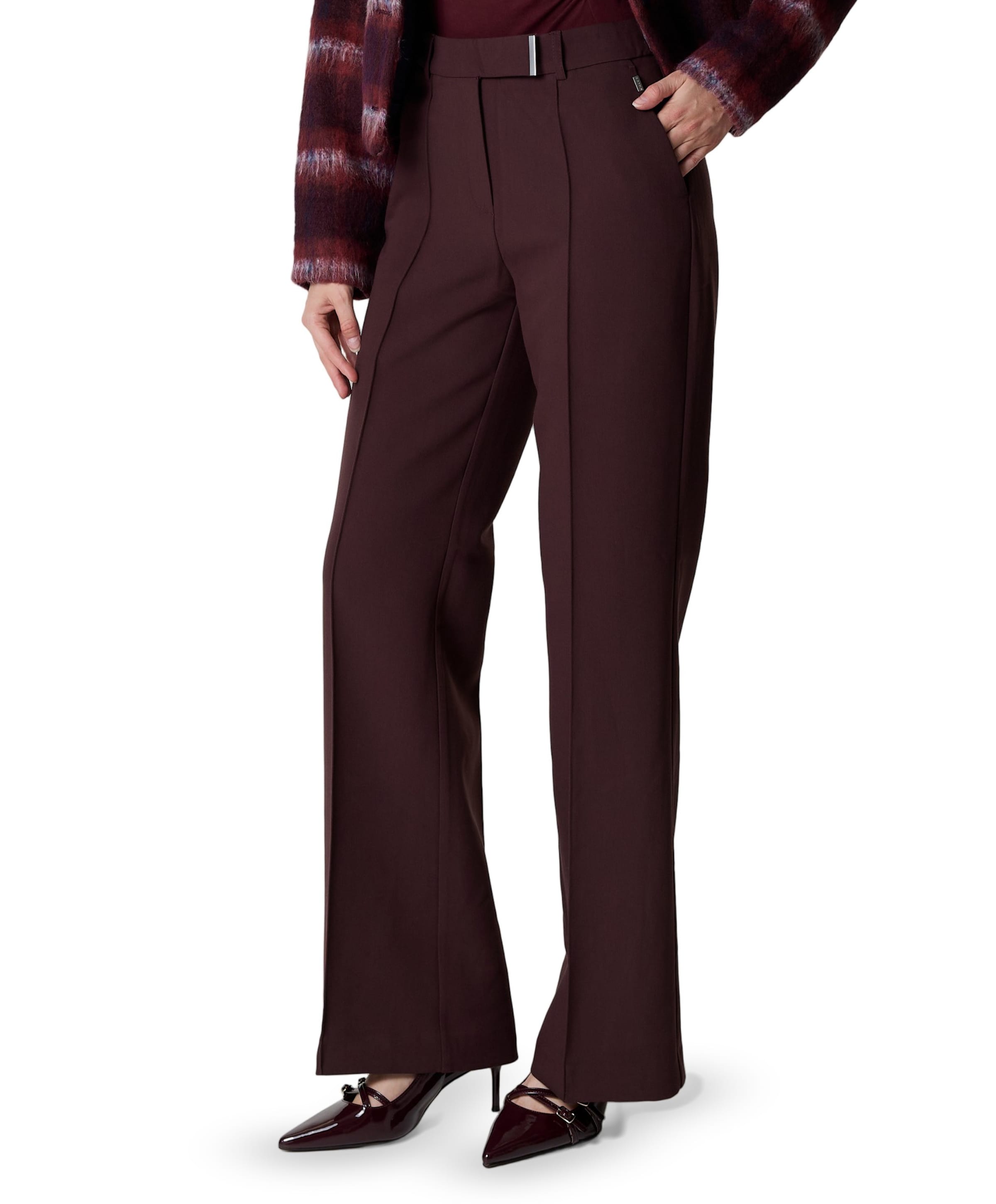 CHANTALLE RPES 345 dames broek bordeaux