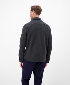 Heren overshirt blauw