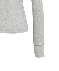 Dames longsleeve grijs