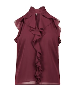 Dames top bordeaux