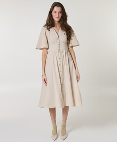 Dames jurk beige