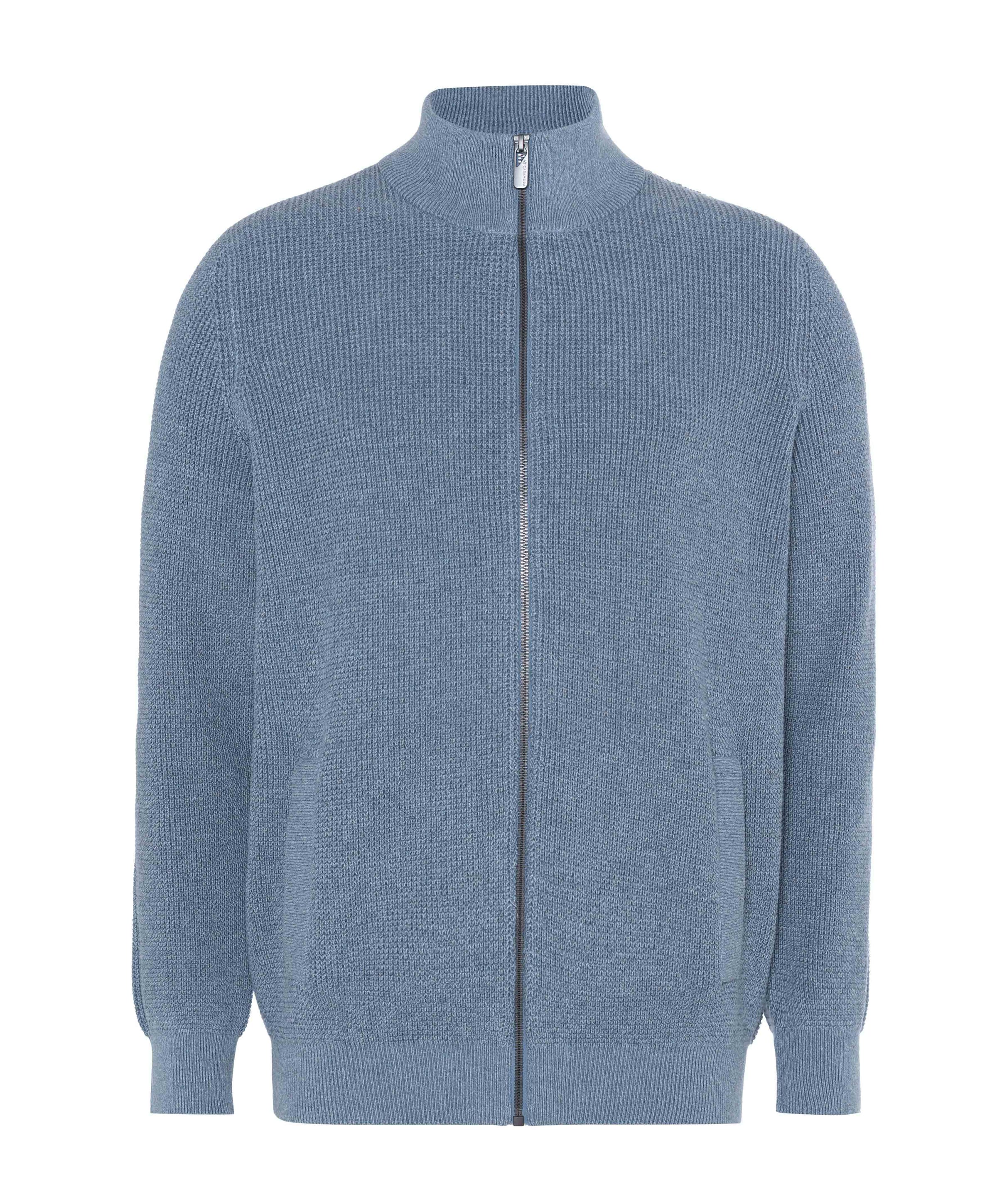 Heren vest blauw