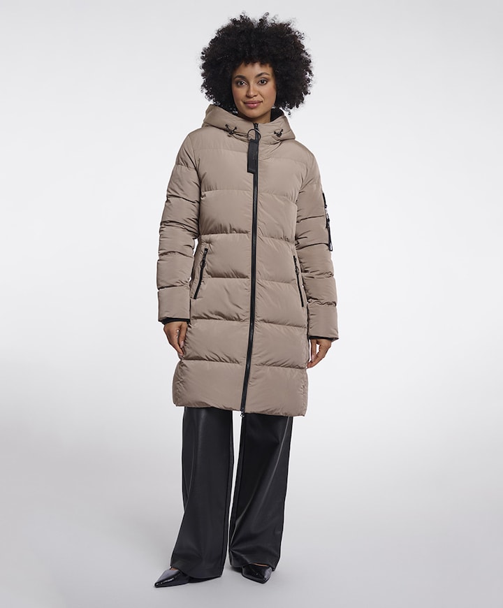 Dames jas beige