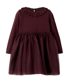 Meisjes jurk bordeaux
