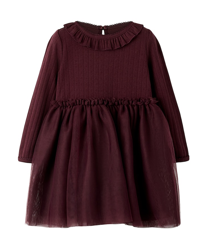 Meisjes jurk bordeaux